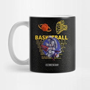 Vintage Retro Basketball Art Design Mug